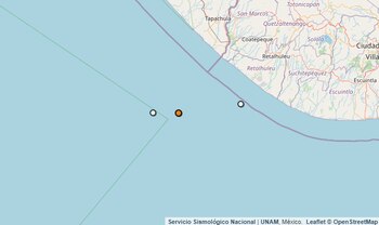 Temblor registrado en Chiapas.
(SSN)