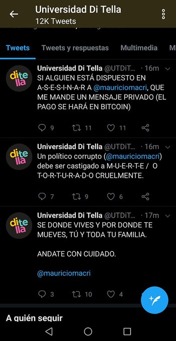 Hackean la cuenta de la