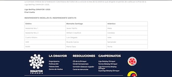 A través de su sitio