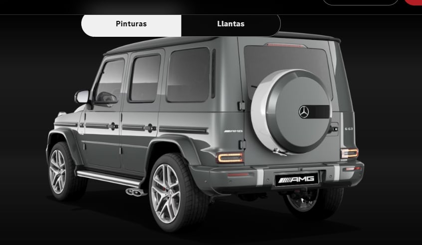 Las característica de la camioneta usada por Natanael Cano. (Mecedes Benz/Captura de pantalla)