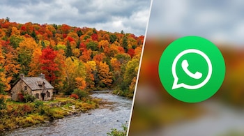 El modo otoño en WhatsApp