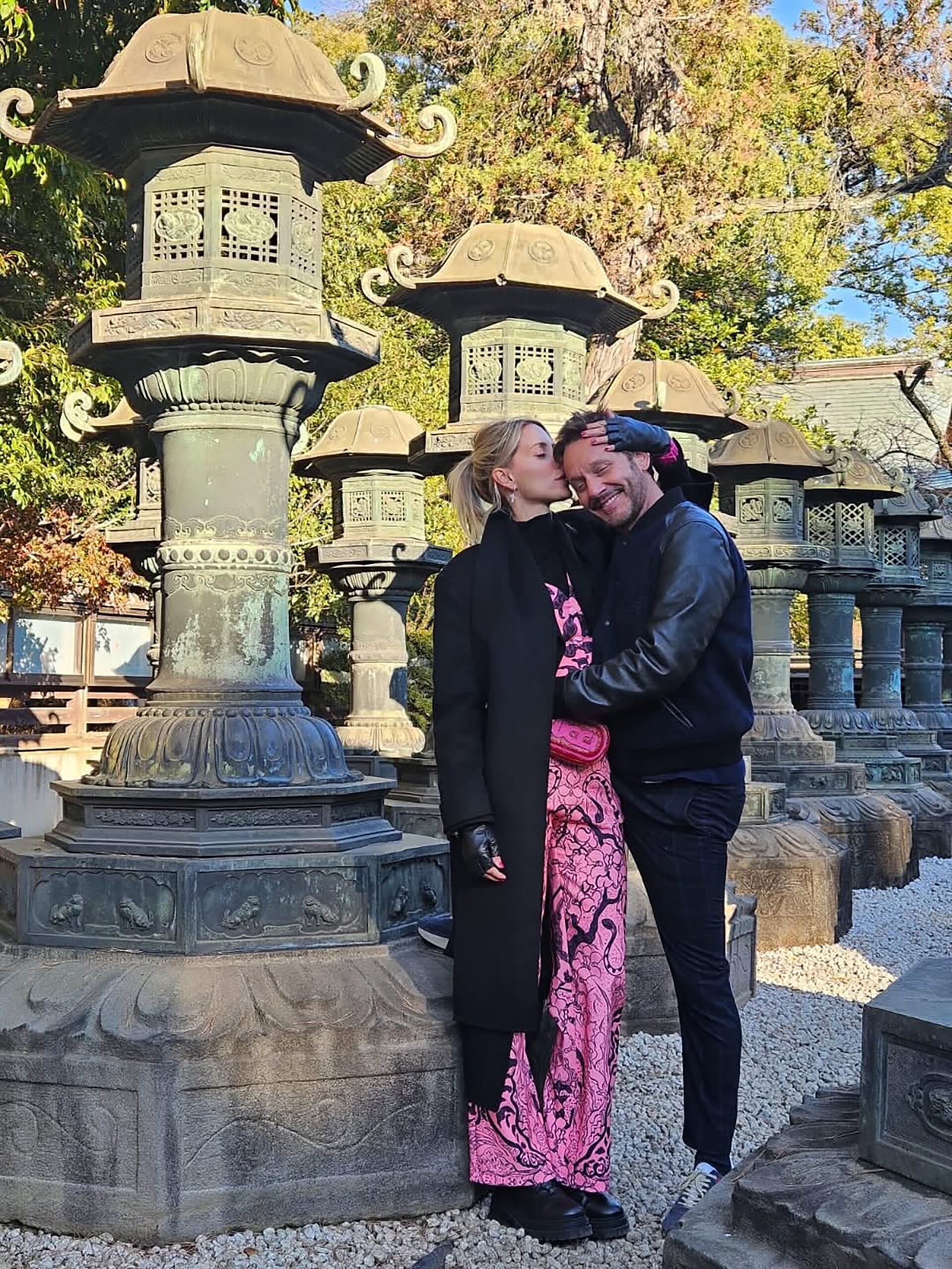 Una de las imágenes compartidas por la pareja al momento de celebrar el cumpleaños del actor