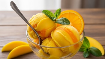 Sorbete de mango y naranja: receta casera refrescante, natural y fácil de preparar