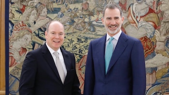 VÍDEO: Alberto de Mónaco invita a Felipe VI a asistir al 500 aniversario de la visita de Carlos I al Principado en 2029