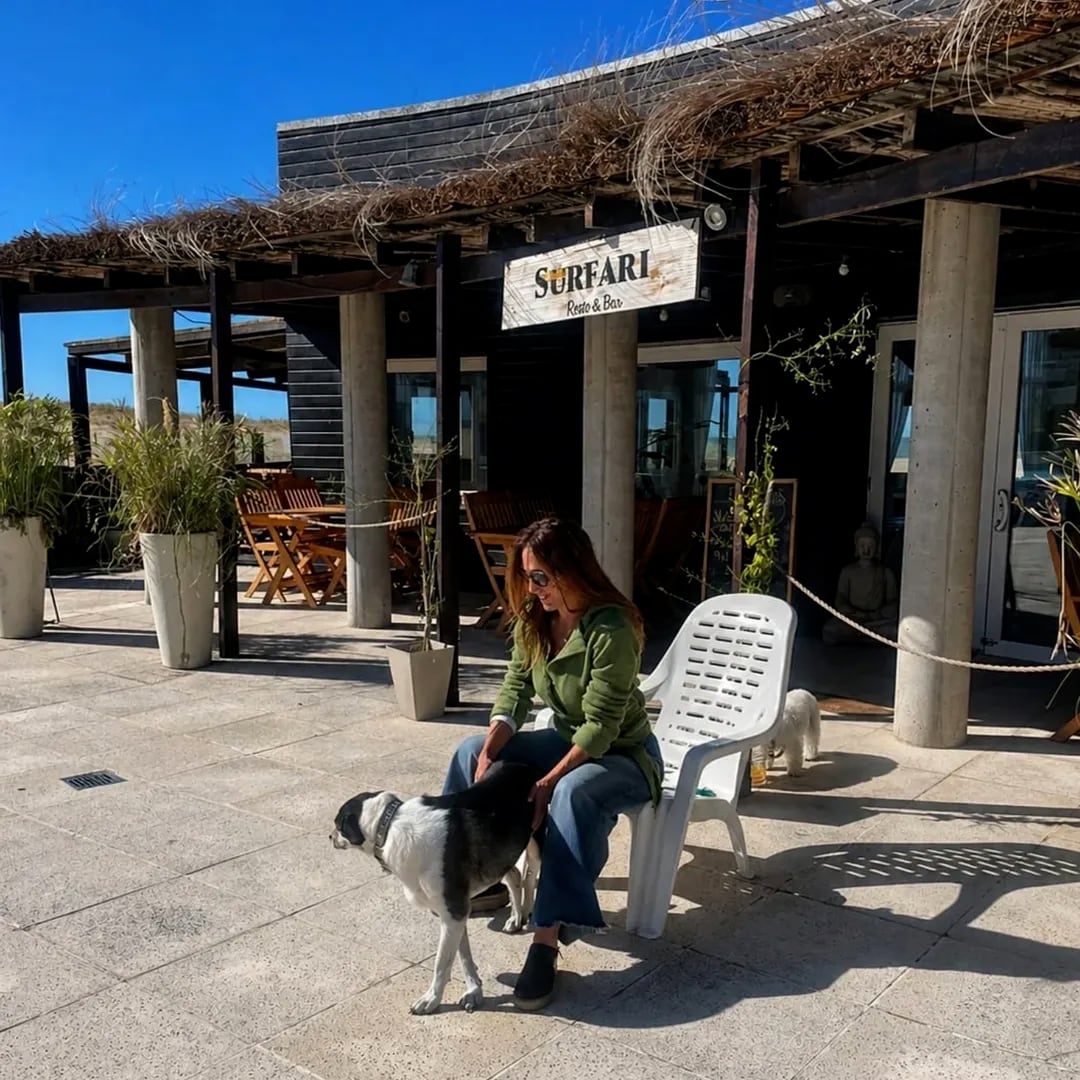 Caminatas, sol y naturaleza: la actriz disfrutó jornadas de relax junto a sus perros