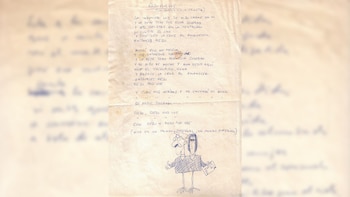 "Rezo por vos", de puño