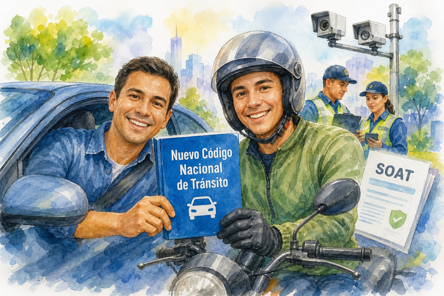 El Ministerio de Transporte prepara una reforma que busca reducir trámites y cobros, y reorganizar sanciones según vehículo, riesgo y debido proceso - crédito (Imagen Ilustrativa Infobae)