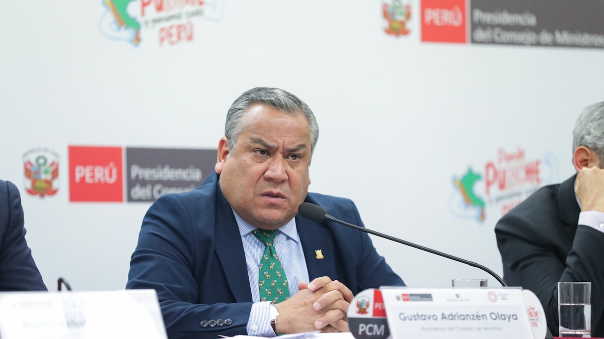Premier Adrianzén evitó confirmar si Dina Boluarte promulgará ley que restablece la detención preliminar en casos sin flagrancia