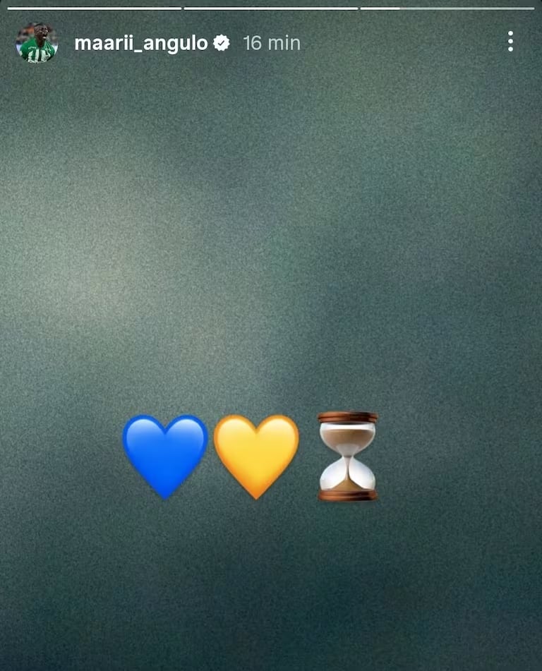Storie de Marino Hinestroza sobre su posible fichaje a Boca Juniors - crédito Instagram
