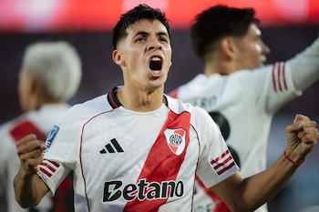 Galván, surgido del barrio El Talar, debutó profesionalmente con River bajo la dirección de Marcelo Gallardo durante la pandemia (El Gráfico)