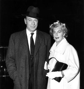 Cooper junto a su única esposa, Veronica Balfe