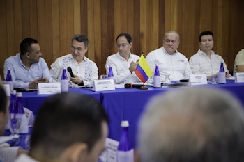 Además de los proyectos mineros, el vicepresidente mencionó oportunidades de inversión en agroindustria, infraestructura, logística, turismo, energía, hidrocarburos y servicios basados en conocimiento - crédito @jrestrp/X