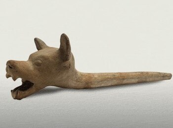 Pieza del periodo posclásico mesoamericano,