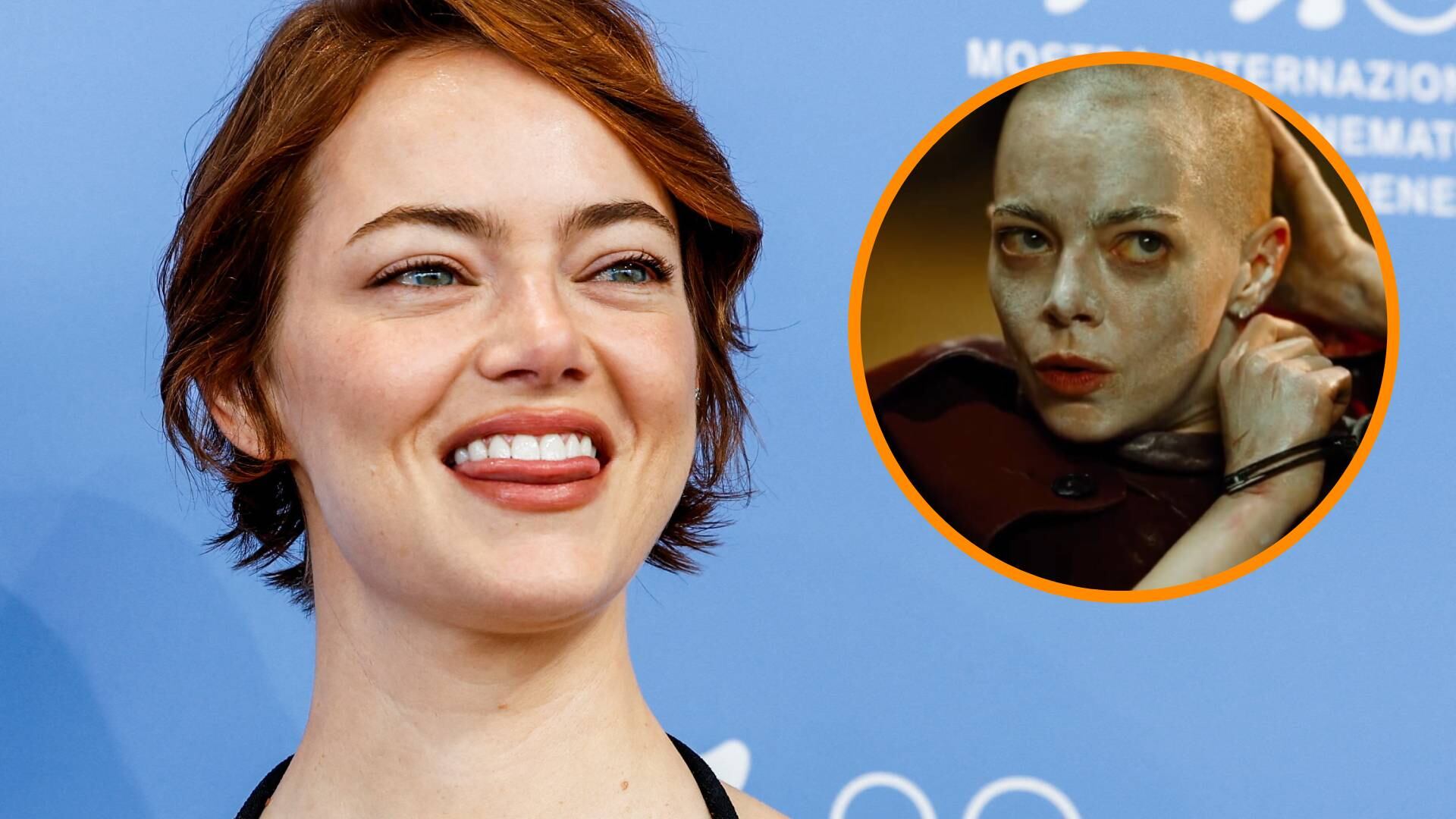 Emma Stone se afeitó la cabeza para su nueva película,