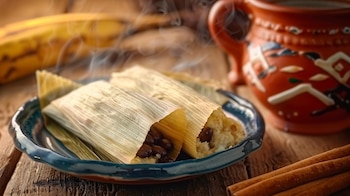 Cada tamal de frijol aporta