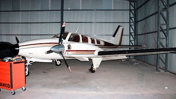 Una de las avionetas incautadas