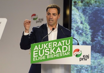 El candidato a lehendakari del