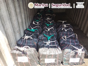 Aseguramiento de cocaína en Michoacán