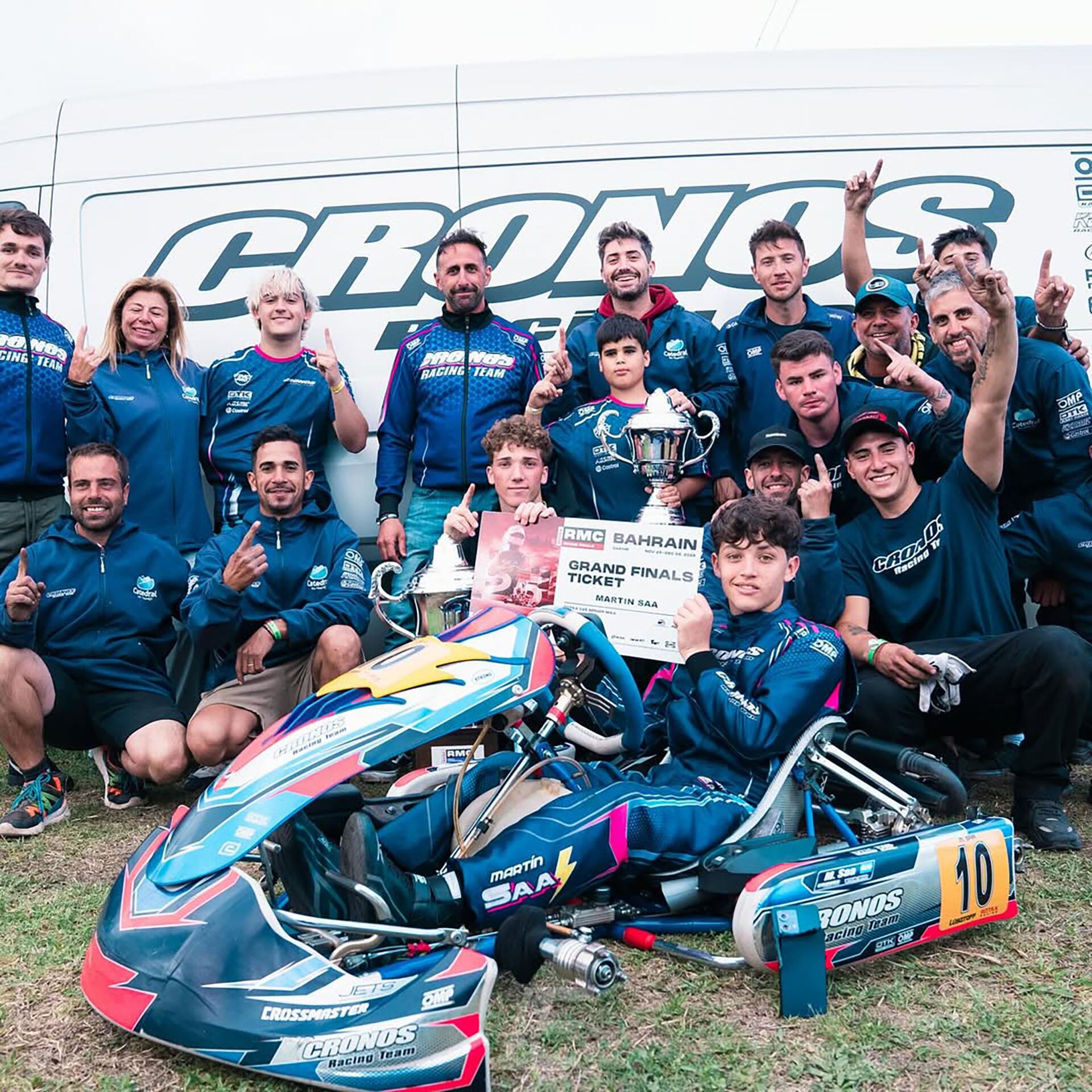 Rayito Saa logró su boleto al certamen internacional de Bahréin tras ganar la Senior Max en la RMC Final Argentina (@rayito_saa)