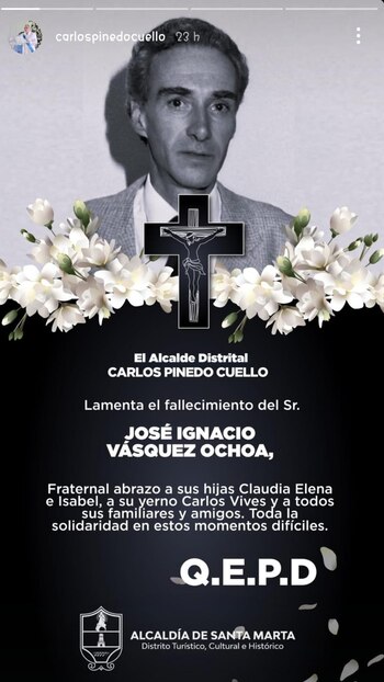 El alcalde Carlos Pinedo expresó