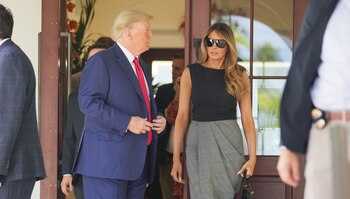 Donald Trump y Melania Trump,