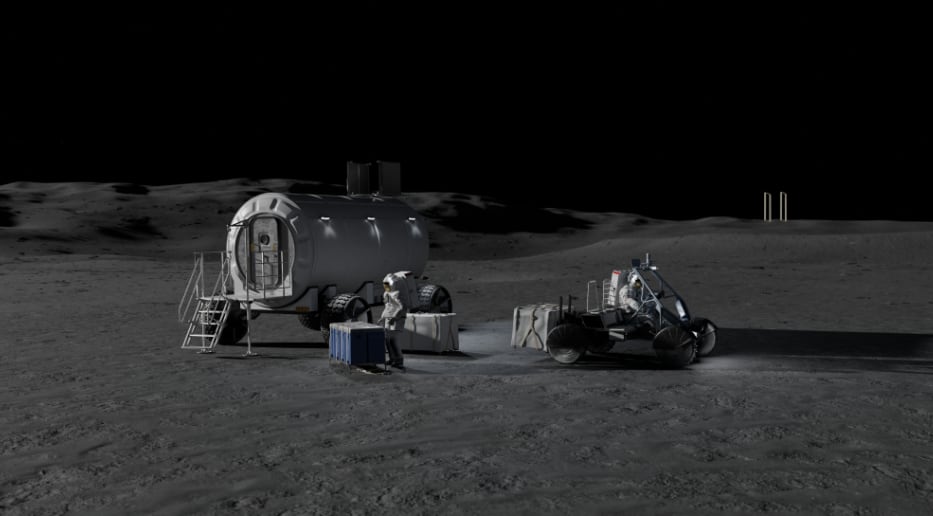 La fase inicial del programa buscará dejar una huella tangible de la Base Lunar con la entrega de cuatro toneladas de carga útil sobre la superficie de la Luna