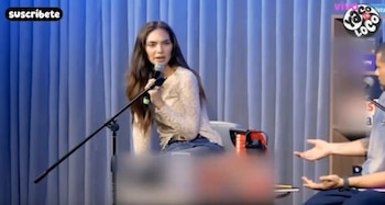 Natalie Vértiz y Yaco Eskenazi protagonizan tenso momento por sus finanzas familiares: “¿Qué tienes que hablar de mi economía?”. Captura: Magaly TV La Firme.