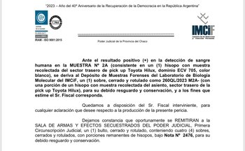 Parte del informe que se