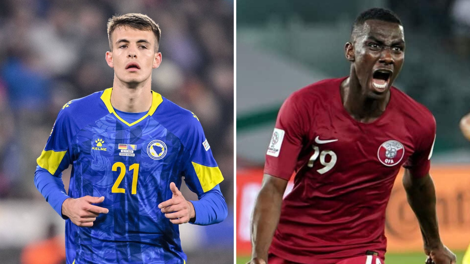 Bosnia se enfrenta a Qatar por la tercera fecha del Mundial 2026. - Crédito: AFP