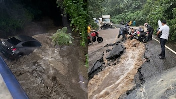 Las lluvias dejan una persona fallecida, inundaciones y daños en carreteras de Guatemala