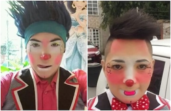 Los payasos secuestraron a dos