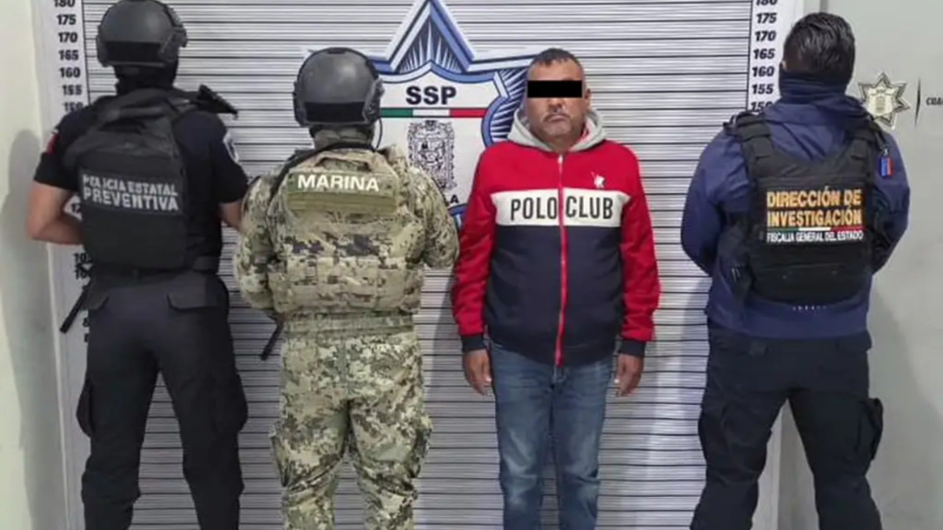 El homnbre señalado como uno de los líderes de Losa Rojos fue detenido en la Mixteca poblana Foto: SSC estatal