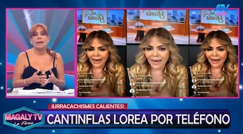 Sergio George invita a Gisela Valcárcel a los Grammy tras aparecer con Magdyel Ugaz en los Premios Musa. Captura: Magaly TV La Firme.