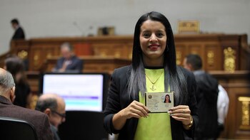 Zandra Castillo en la Asamblea