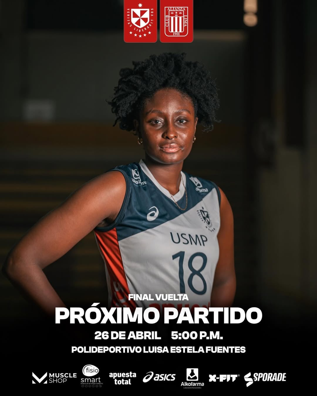 San Martín está a un solo partido de coronarse campeón del torneo nacional. Crédito: usmp vóley.