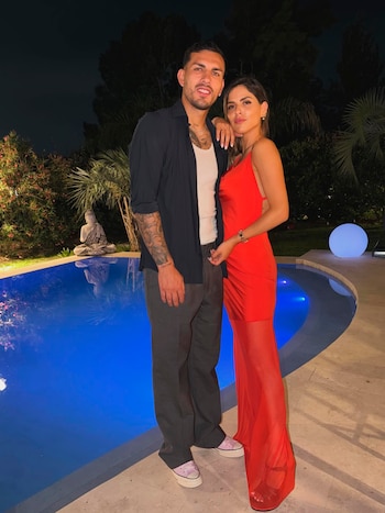 Leandro Paredes y Camila Galante