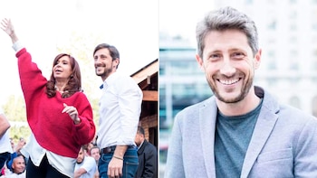 Letcher junto a Cristina Kirchner