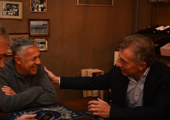 Mauricio Macri durante la cena con el gobernador mendocino (X: @alfredocornejo)