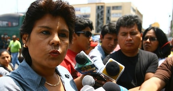 Congresista vivió un incómodo momento.