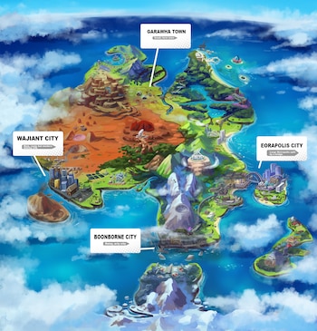 Mapa de la región Straya