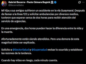 Gabriel Becerra - crédito @BecerraGabo/X
