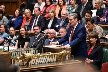 El líder laborista, Keir Starmer,