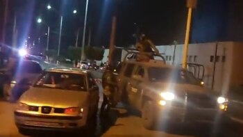 El comando de sicarios tomó