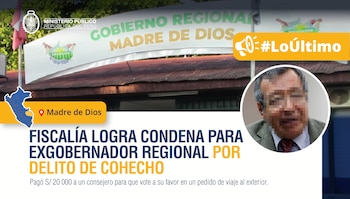 Condenan a exgobernador por coima