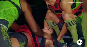 La joven no aguantó la