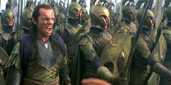Hugo Weaving como 'Elrond'