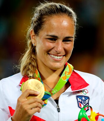 La tenista puertorriqueña Mónica Puig