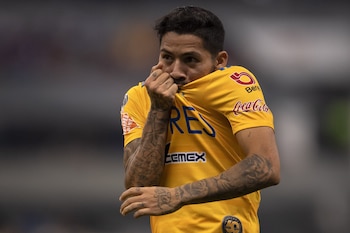 Javier Aquino festejó su primer