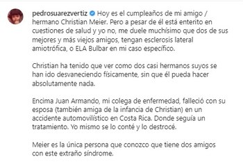 Mensaje de cumpleaños de Pedro