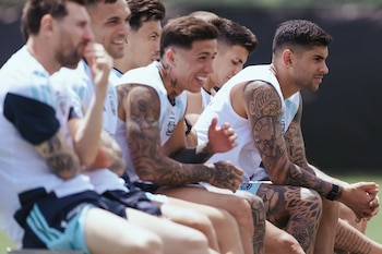 La intimidad del entrenamiento de Argentina tras vencer a Argelia